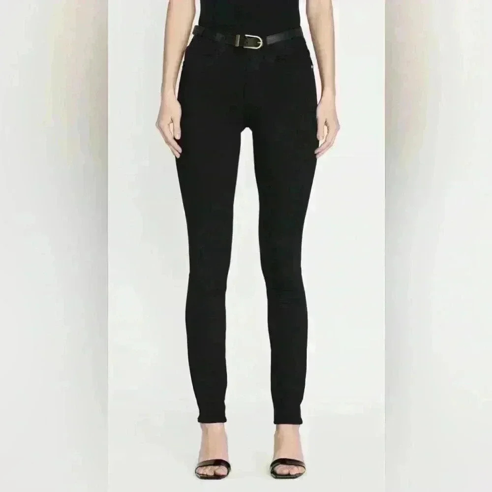 Frame Denim Le High Skinny Jean Noir Black Size 29